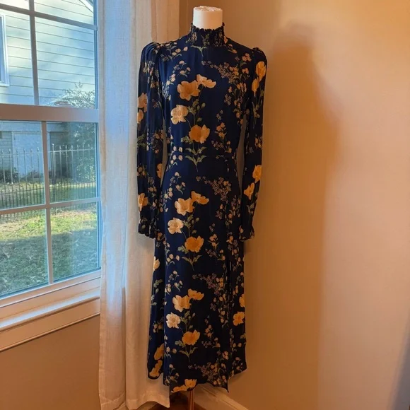 Reformation STEVI MIDI DRESS in BERNADETTE - Picture 2 of 7